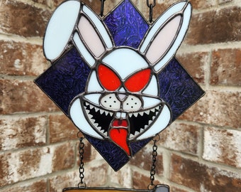 Bunny Man - Stained Glass Suncatcher