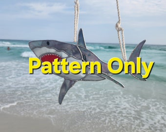 Shark Stained Glass Pattern Hobby License