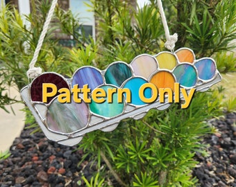 Egg Carton Stained Glass Pattern Hobby License