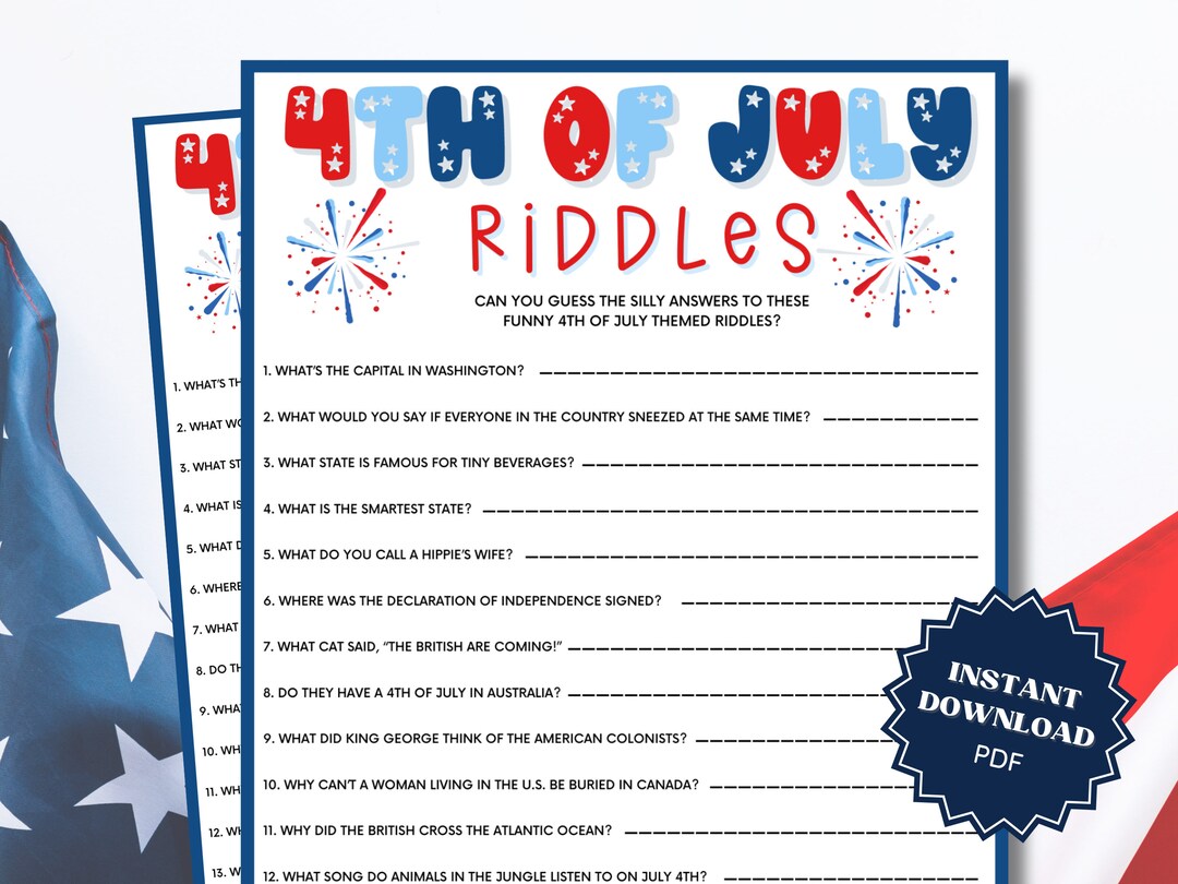fourth of july games for dementia
