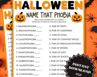 Trivia Halloween Game Printable, Trivia Games, Halloween Games For Adults, Halloween Games For Teens, Halloween Printable Games