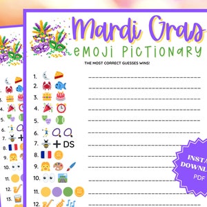 mardi gras emojis iphone