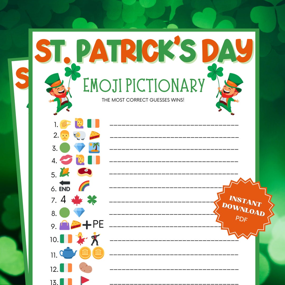 st patricks day emoji images