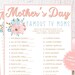 Famous T.V. Moms Trivia Printable Mothers Day Game Group - Etsy