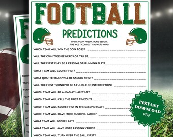 Super Bowl Predictions Super Bowl Party Game, Super Bowl Games, Family Party Game, Group Games, Virtual Games, Adult Party Games