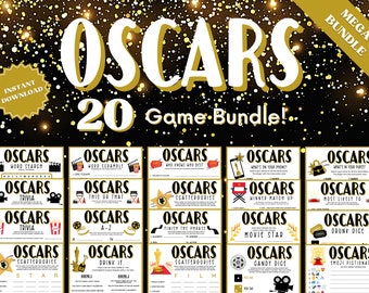 Oscars Party 20 Game Bundle, Oscars Party, Oscars Party Games, Oscar Party Ballot, Adult Drinking Games, Trivia Games, Group Games