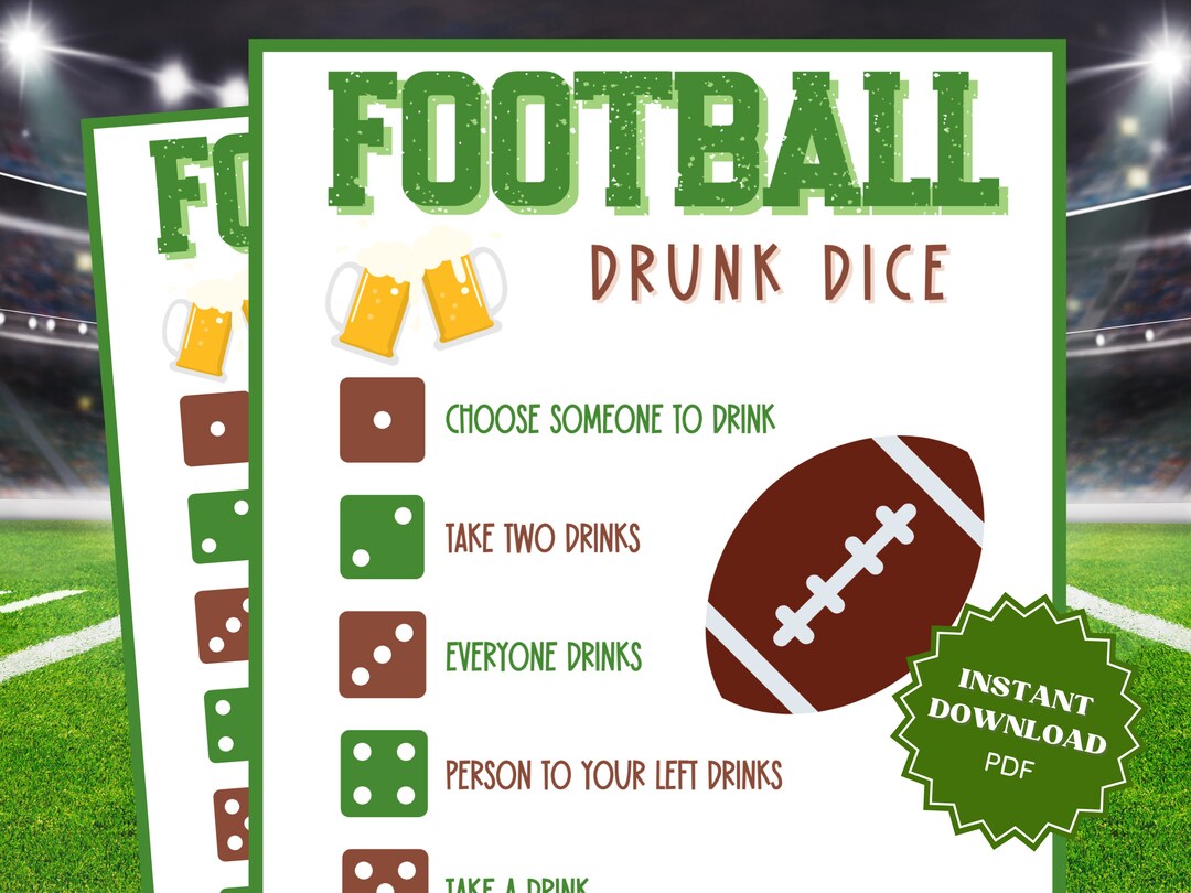 Drunk Dice Super Bowl Party Adult Drinking Game Left Right Game Dice drunk-dice-super-bowl-party-adult-drinking-game-left-right-game-dice