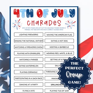 4th of july charades