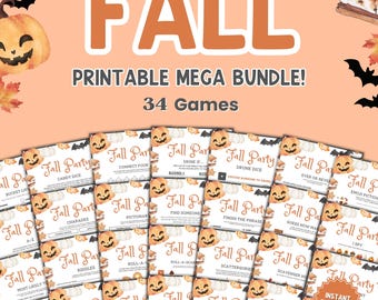 Fall Mega Game Bundle | 30+ Printable Autumn Activities (Instant Download)