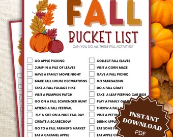 Fall Bucket List Printable, Fall Games Printable, Fall Games For Kids, Fall Game Printables, Printable Fall Games, Fall Games