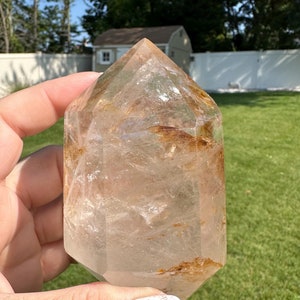 Stunning Clear Quartz Double Point Double Terminated Crystal from Madagascar