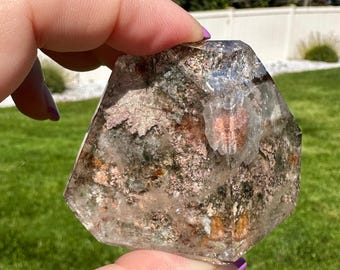 Garden Quartz Lodolite Crystal Freeform, Scenic Quartz, Natural Crystals, Crystal Decor