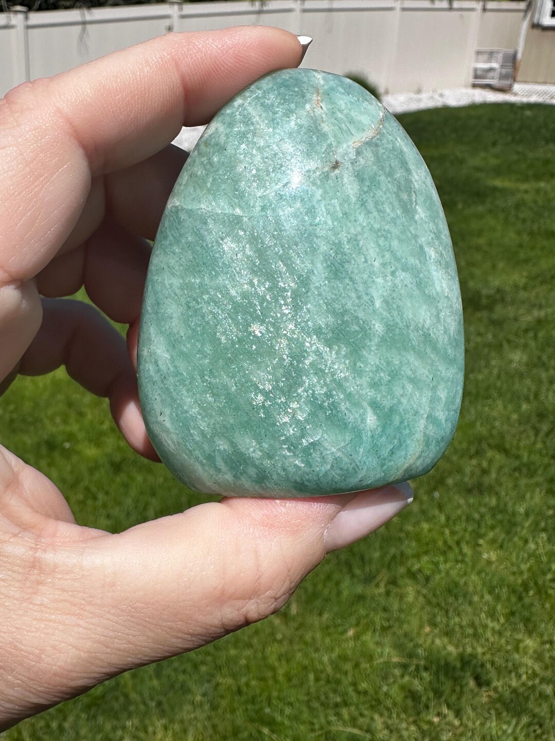 Amazonite Crystal Freeform From Madagascar, Crystal Decor, Natural ...