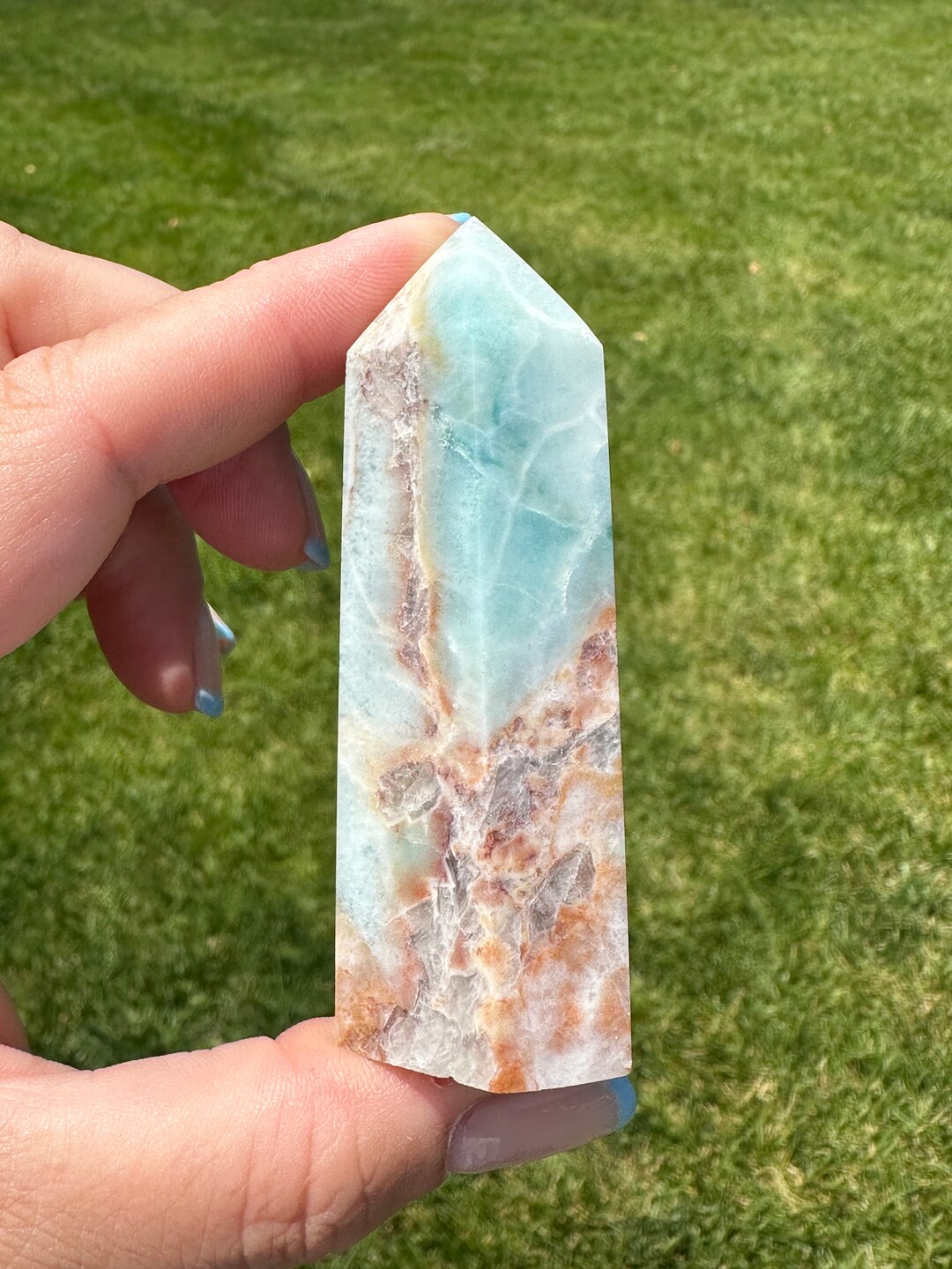 Beautiful Amazonite Crystal Tower - Etsy