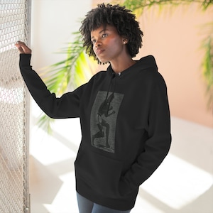 Muhammad Ali Text Wrapped  Premium Pullover Hoodie