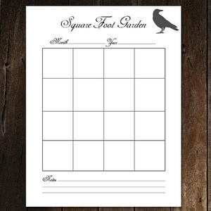 Square Foot Garden Planner Poe