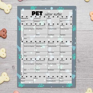 Pet Sitter Notes