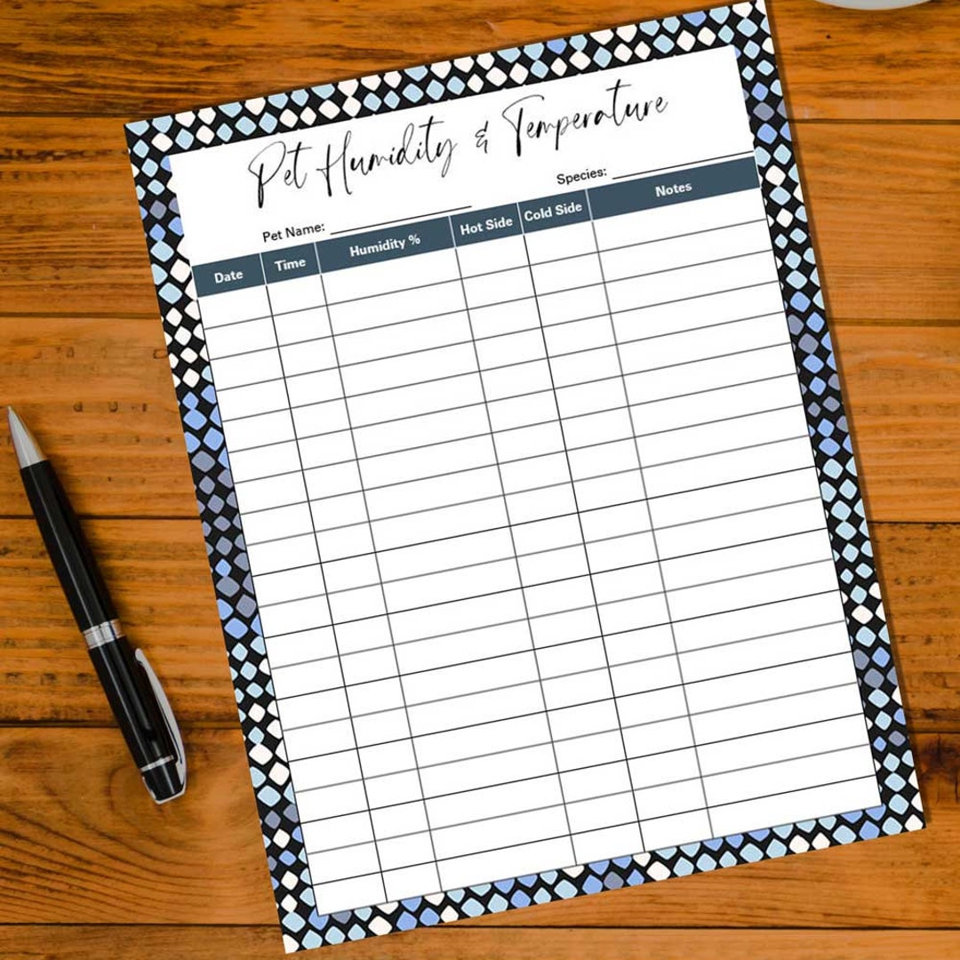 Pet Humidity and Temperature Tracker Etsy