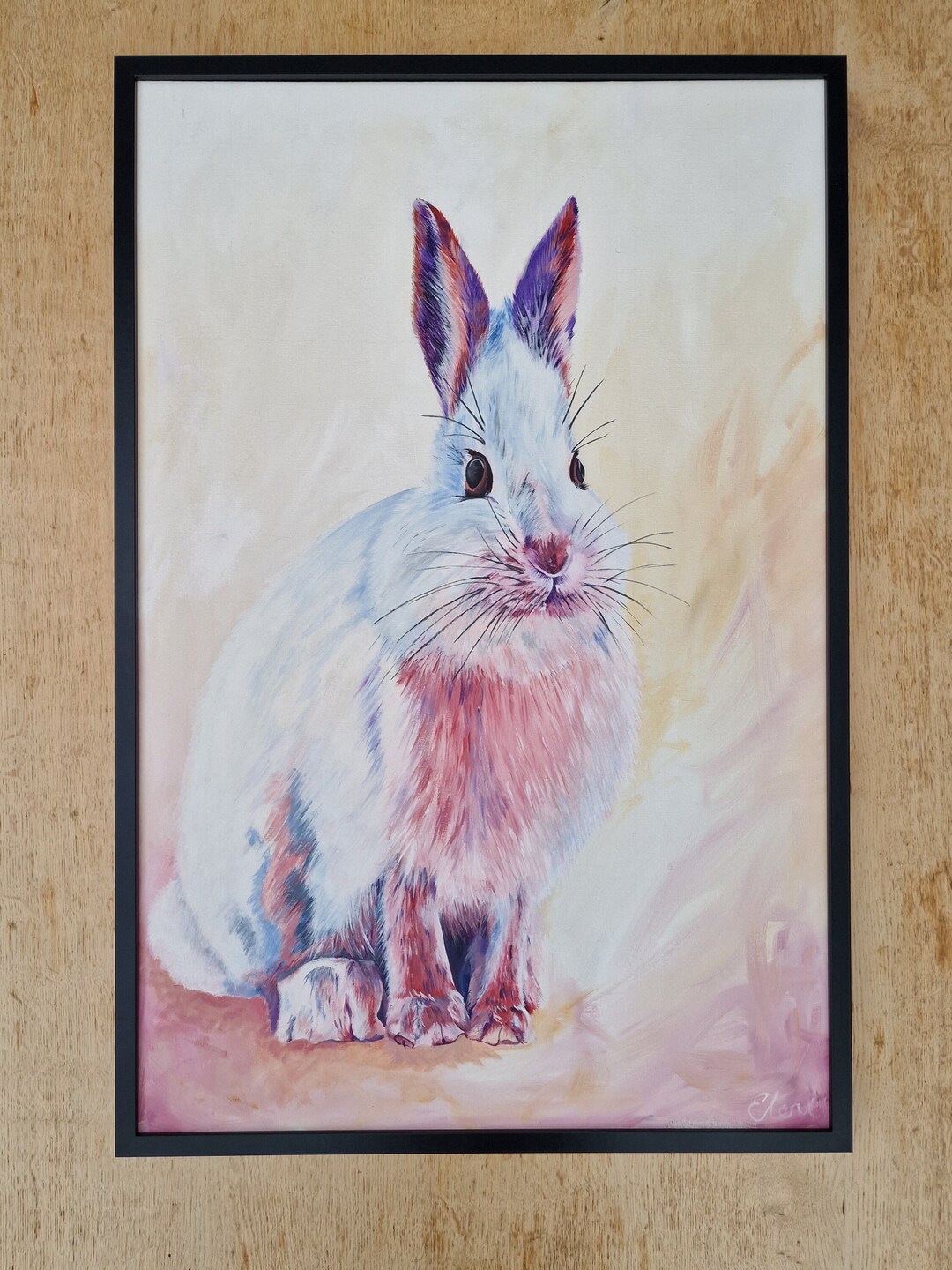Morning Bruce Rabbit Bruce the Rabbit Giclée Fine Art Print - Etsy