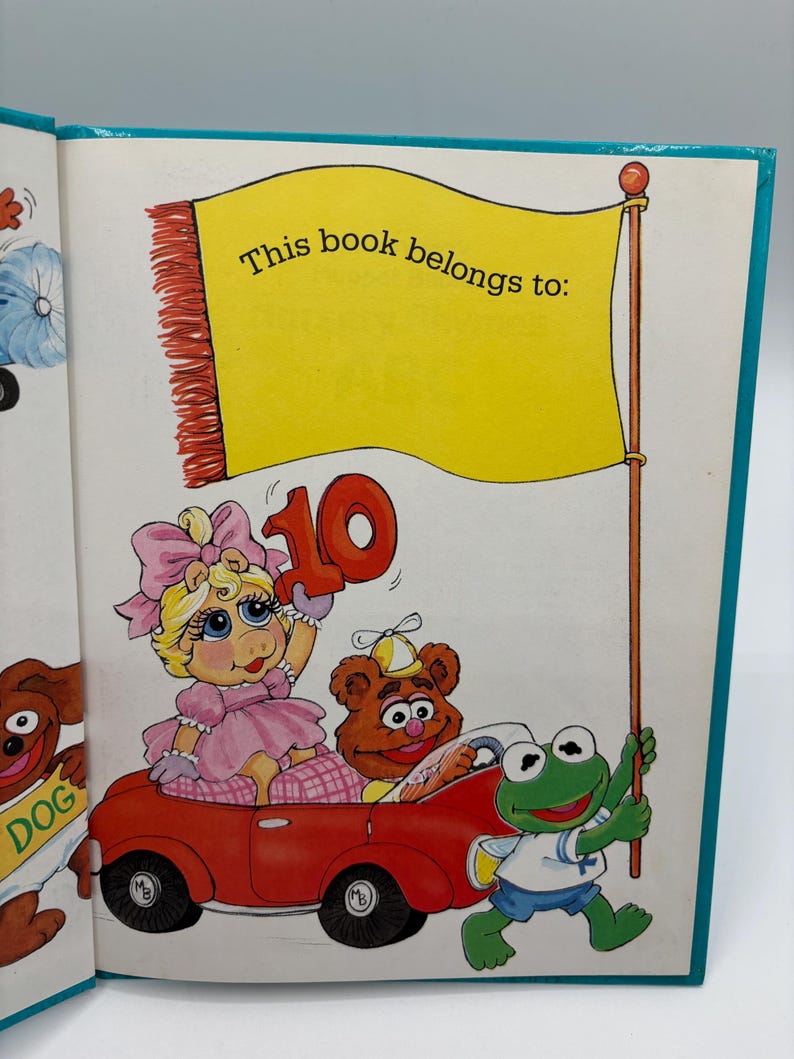 Muppet Babies Nursery Rhymes ABC - Jim Henson 1992 - Etsy