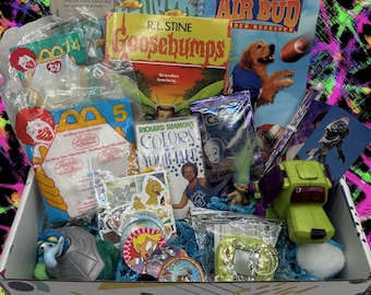 80s, 90s, 00s Nostalgia Gift Box – Curated Vintage & Retro Collectibles