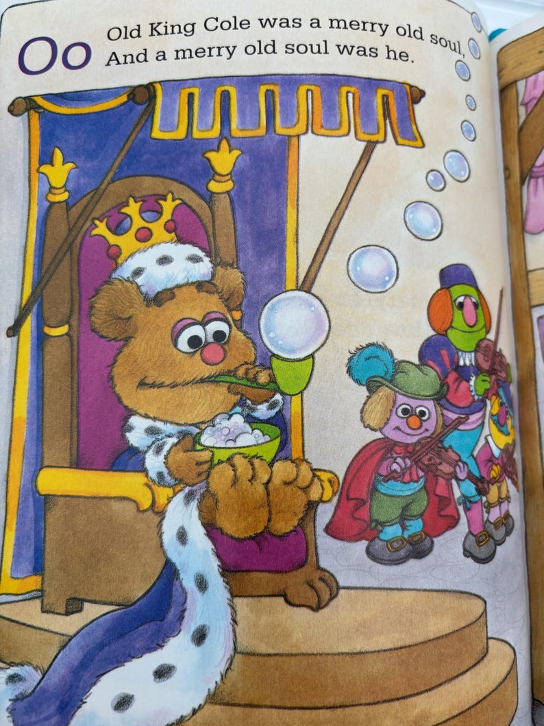 Muppet Babies Nursery Rhymes ABC - Jim Henson 1992 - Etsy