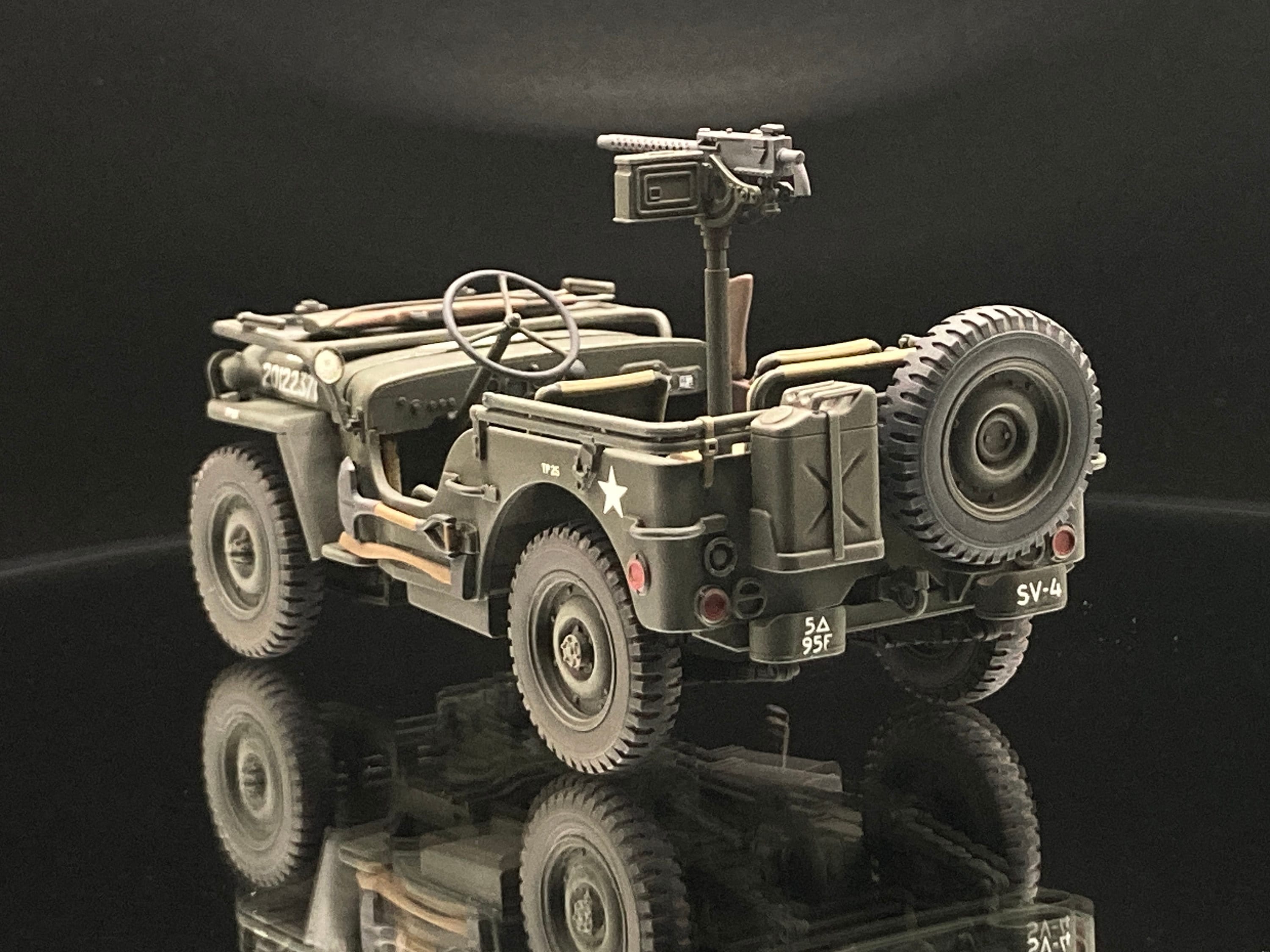 Texas Metal Jeep Willys Finished