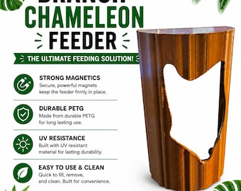Magnetic Chameleon Feeder – Branch Screen Feeder