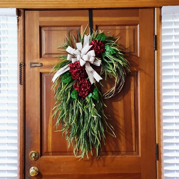 XL Year Round Wreath Front Door Wreath Front Door Wreath Greenery Wreath Hydrangea Wreath Flower Wreath Grapevine Wreath FULL Wreath