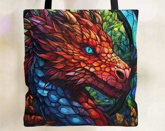 Tote Bag Dragon Board Game Tote RPG Accessory Bag DnD Dragon Game Night Tote Bag