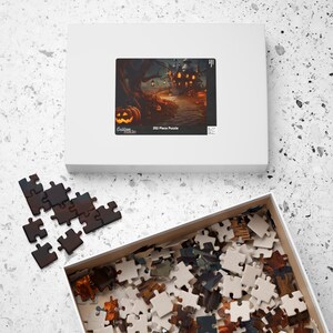 Spooky Halloween House Jigsaw Puzzle: 250 500 1000 Piece image 5