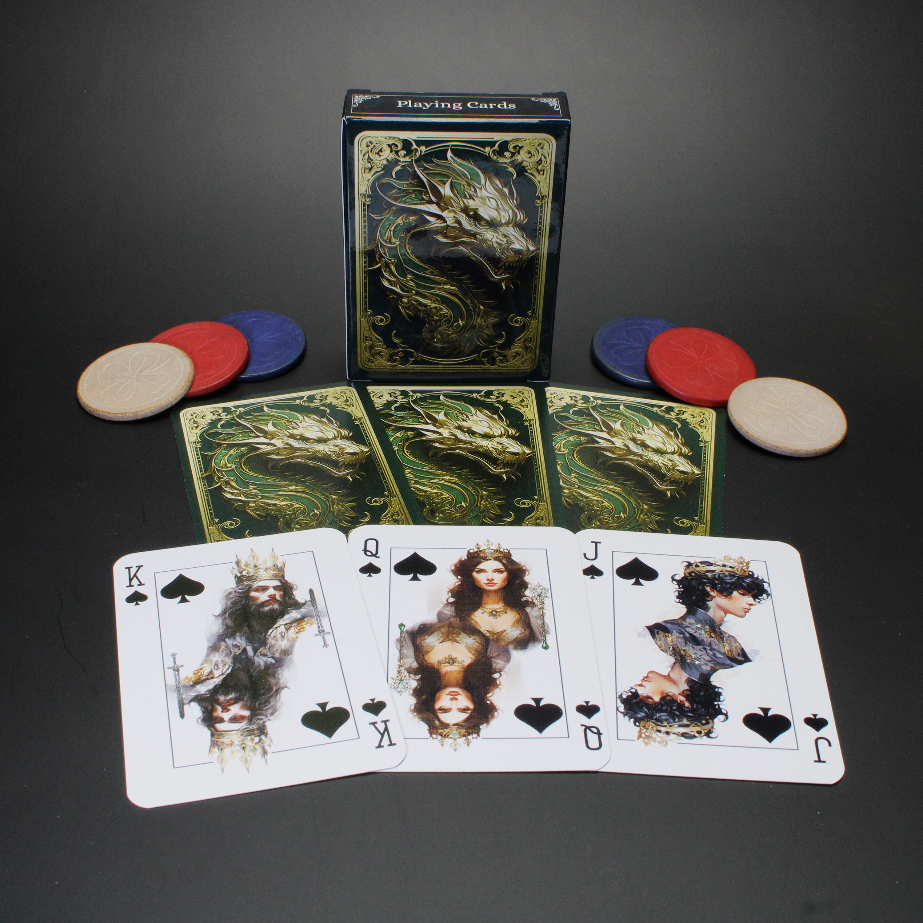 Gilded playing cards - Etsy 日本