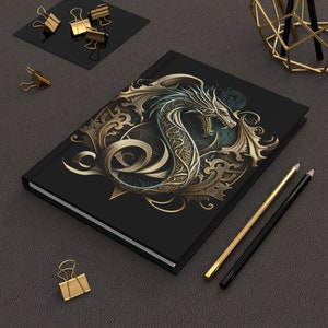 Dragon Seal Hardcover Journal: Fantasy RPG Lined Notebook