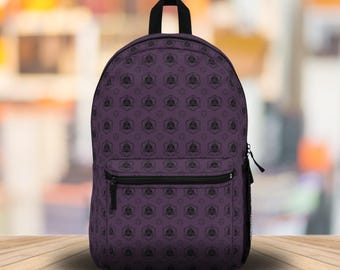 Mochila D20 morada: bolsa de viaje para jugadores de Dungeons and Dragons