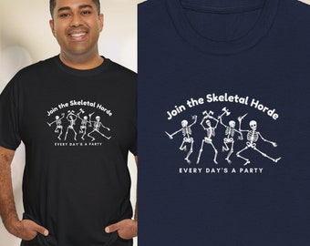 Grappig DnD-skelet-T-shirt: Role Player Game Night-T-shirt