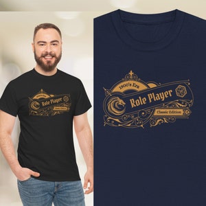 Classic Role Player T-Shirt, dnd shirt men, dungeons shirt, dragons shirts, dnd dad shirt, dnd gifts for him, dnd shirt, Gift for Gamer