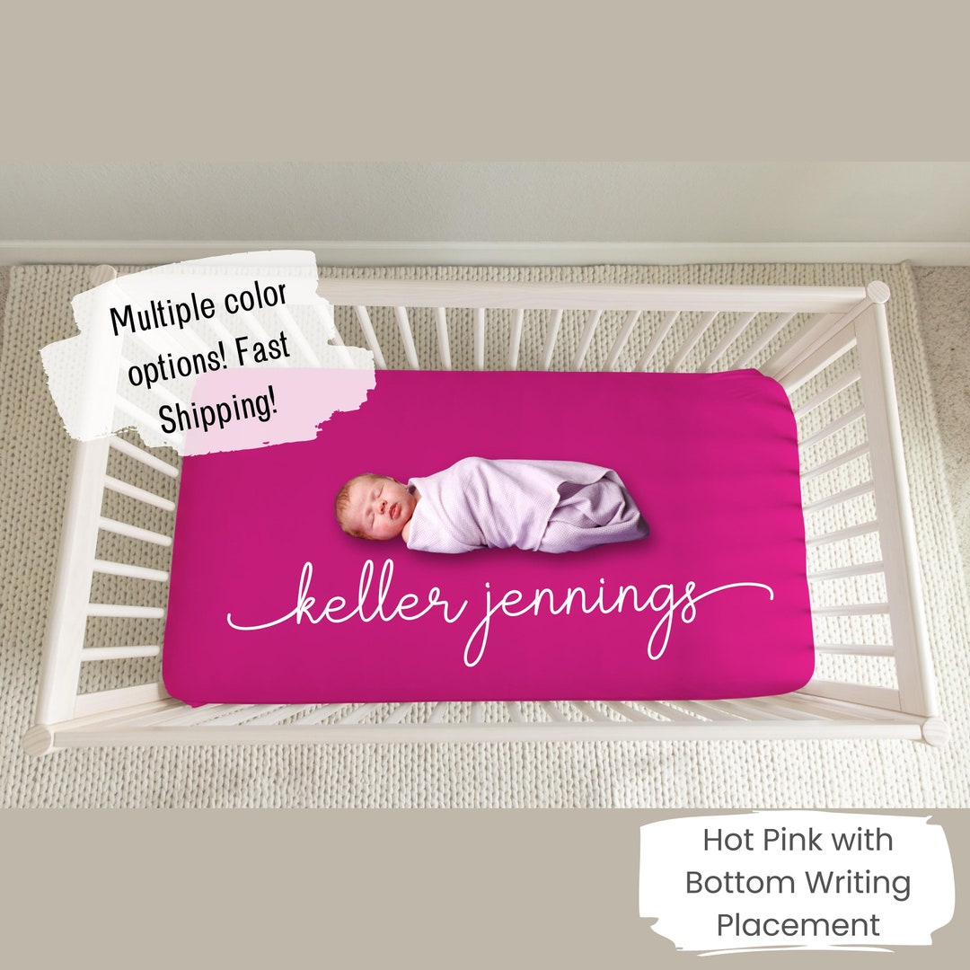 Custom Crib Sheets Personalized Name Fitted Crib Sheet Personalized