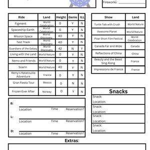 Magical Vacation Planner Theme Park Planners - Etsy