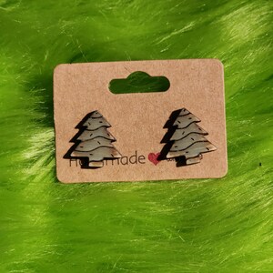 Vintage christmas tree Earrings