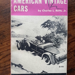 Vintage 1963 American Cars Book Duesenberg Cord Auburn Packard Stutz Mercer Auto History