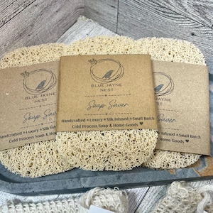 Soap Saver, Soap Sisal Bag Eco Friendly Sizable Recycled Material Soap Saver for Effective Soap Drainage