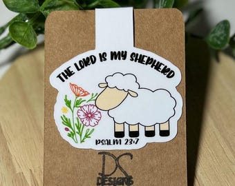 The Lord is My Shepherd Bookmark, Psalm 23:1, Christian Gift