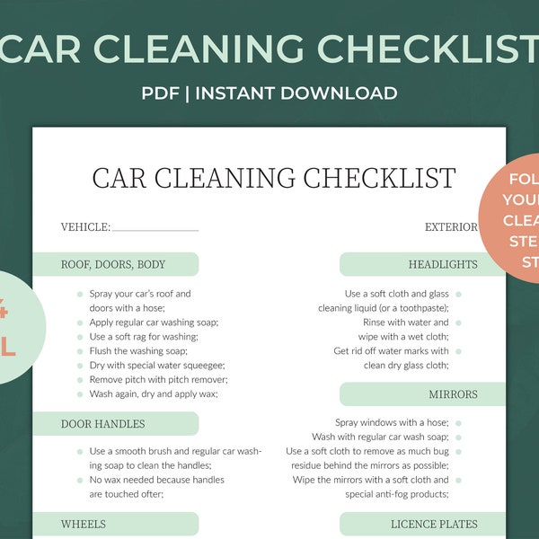 Car Cleaning Tasks, Car Accessories, Car Essentials, Car Wash Tasks, Car Cleaning Instructions, Car Wash Business, Car Wash Tasklist