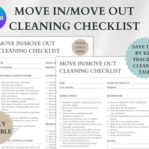 Canva Editable, Real Estate Cleaning Template, Professional Business Cleaning Service, Airbnb Cleaning Planner, Cleaning Checklist Tracker