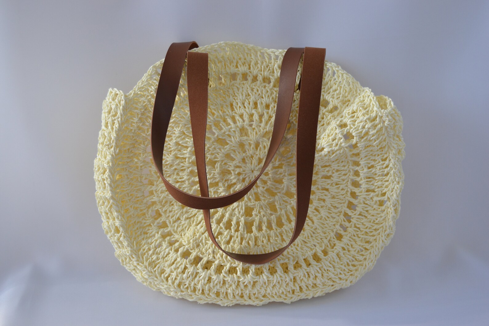 HANDMADE BAG Crochetpaper Rope Crochet Bagbag for Womengift Etsy