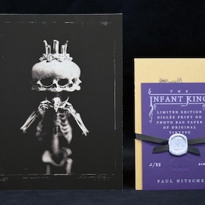 The Infant King - Stampa giclée in edizione limitata su carta fotografica di tipo ferrotipo originale.
