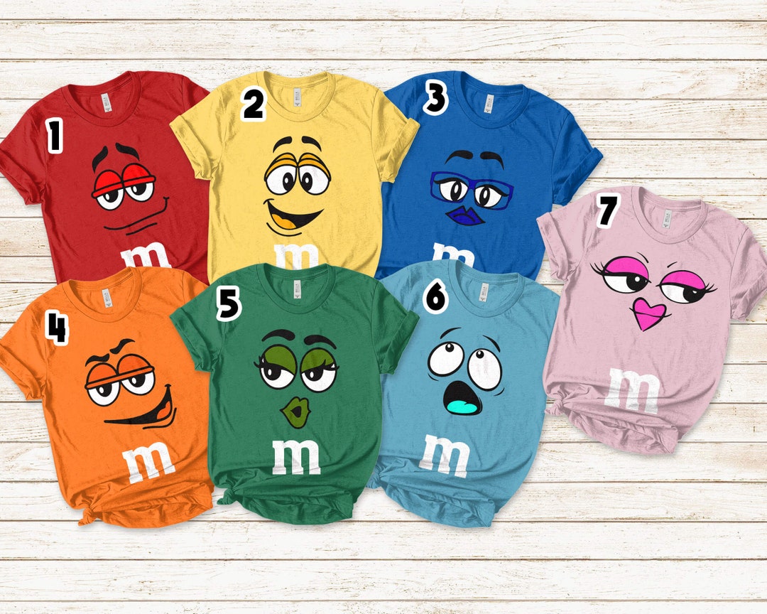 M&M T Shirt M and M T Shirt Group Family Halloween Costume T Etsy