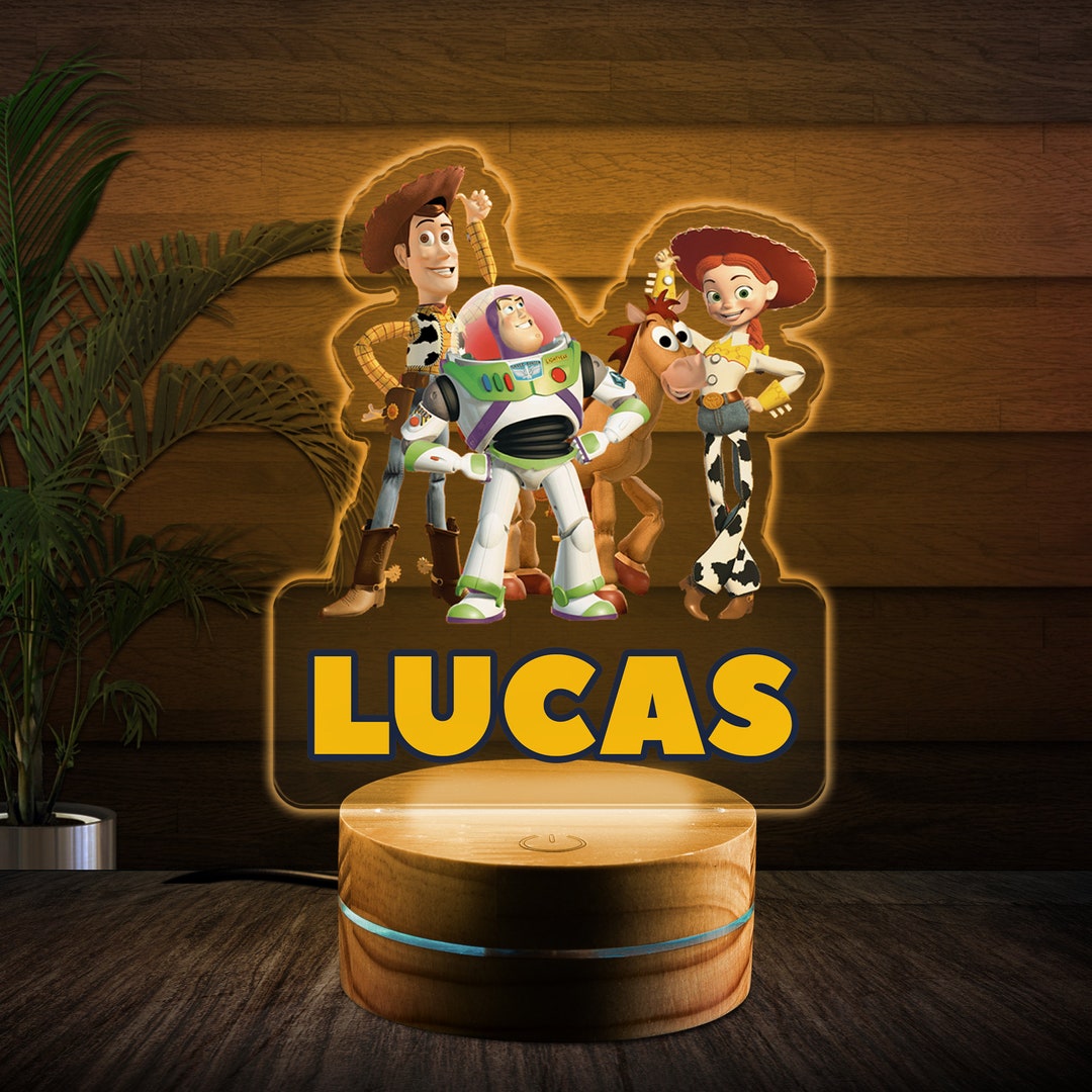 Toy Story Night Light Toy Story Customized Night Light Etsy