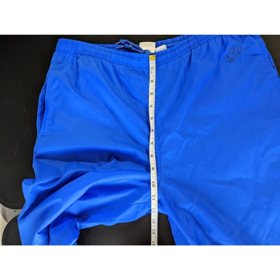 Vintage 80's Nike Blue Windbreaker Jogger Sweatpa… - image 9