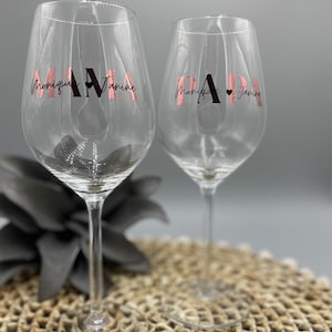 Weinglas / Sektglas personalisiert / Braut / Trauzeugin / JGA / Hochzeit / Geschenk / Muttertag/Vatertag/Abitur/XL/ Holy Aperoli/Lillet Bild 3